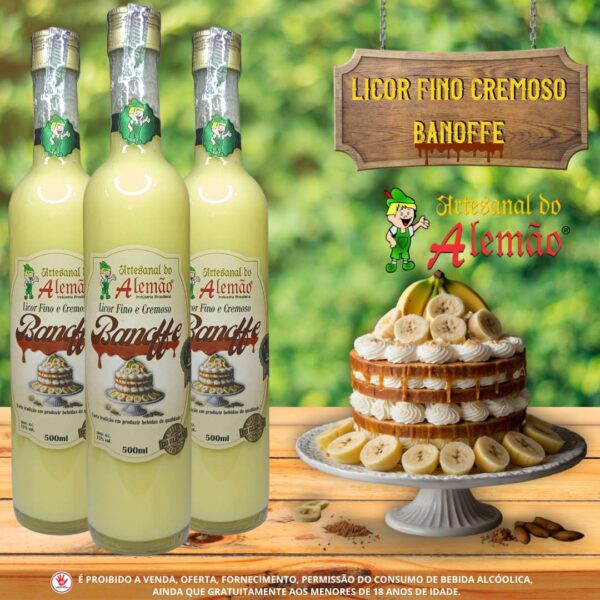 licor fino cremoso banoffe